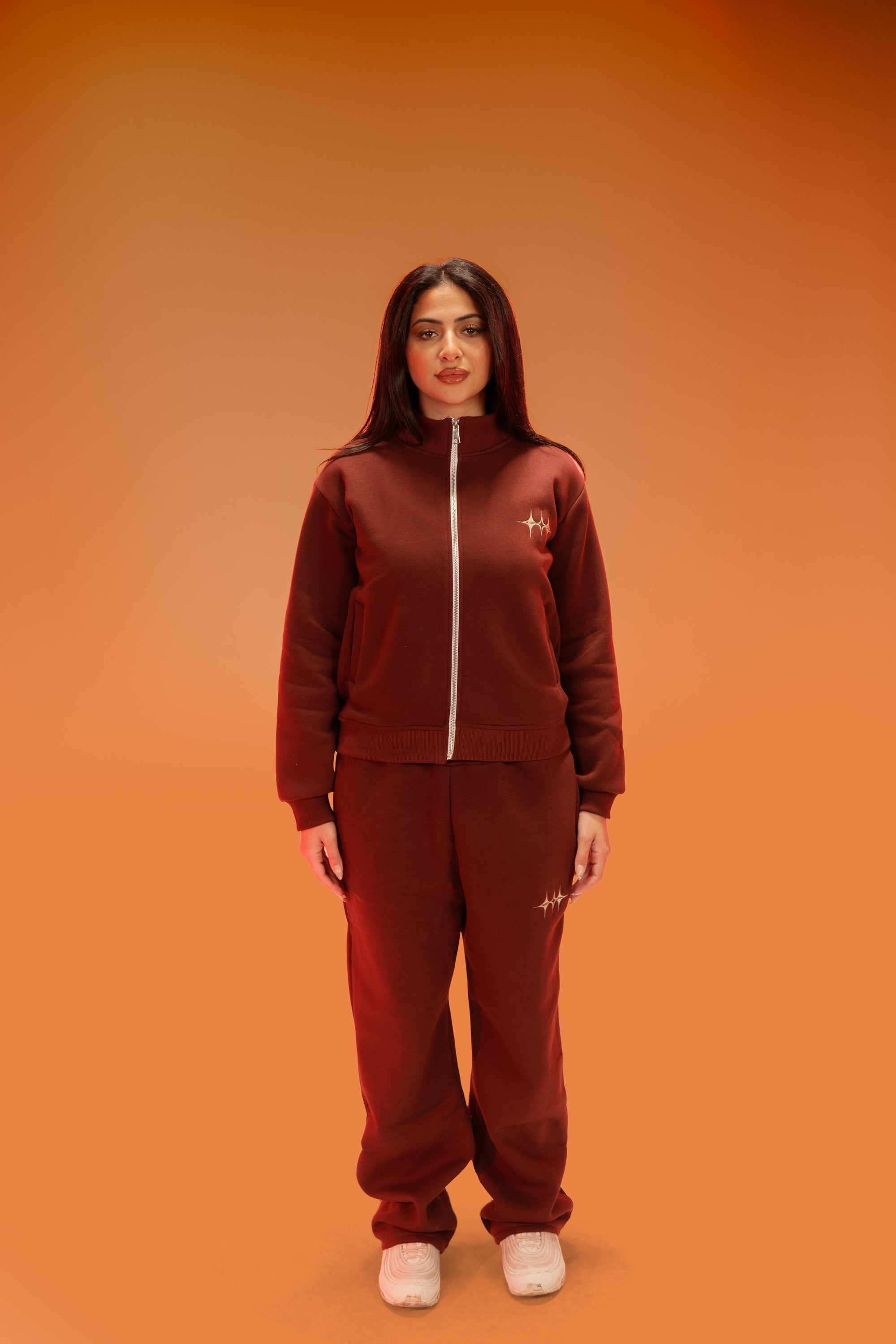 Track suit- Burgundy