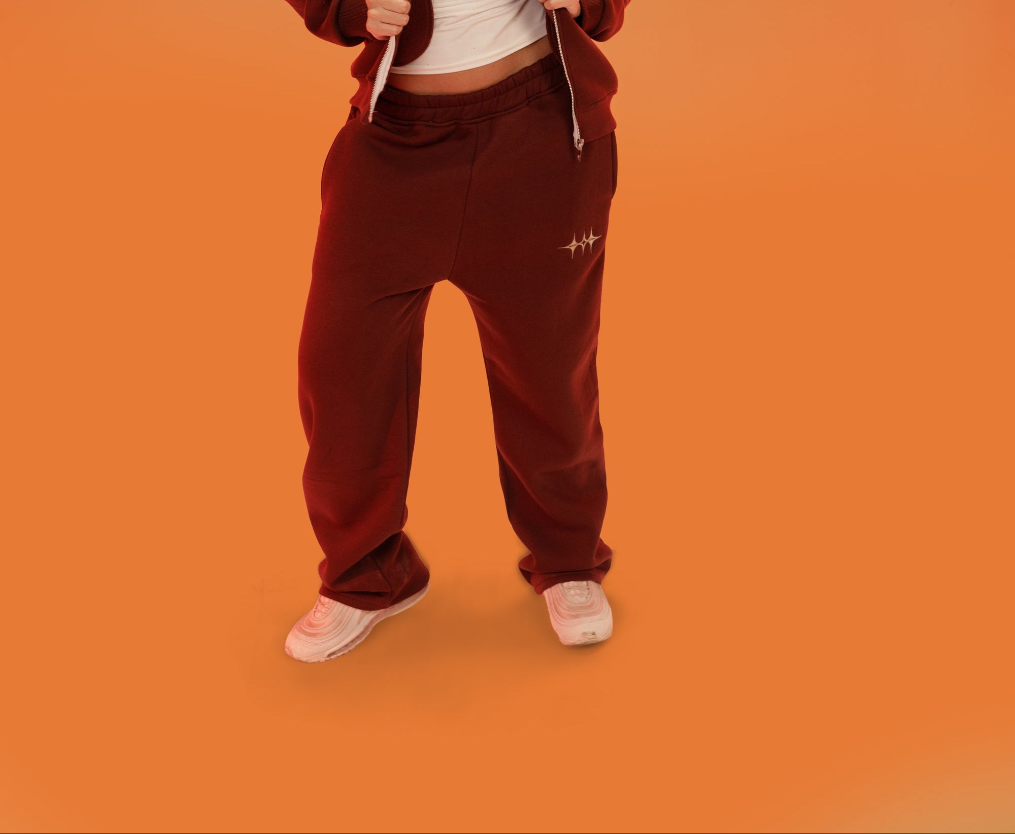 Sweatpants- Burgundy
