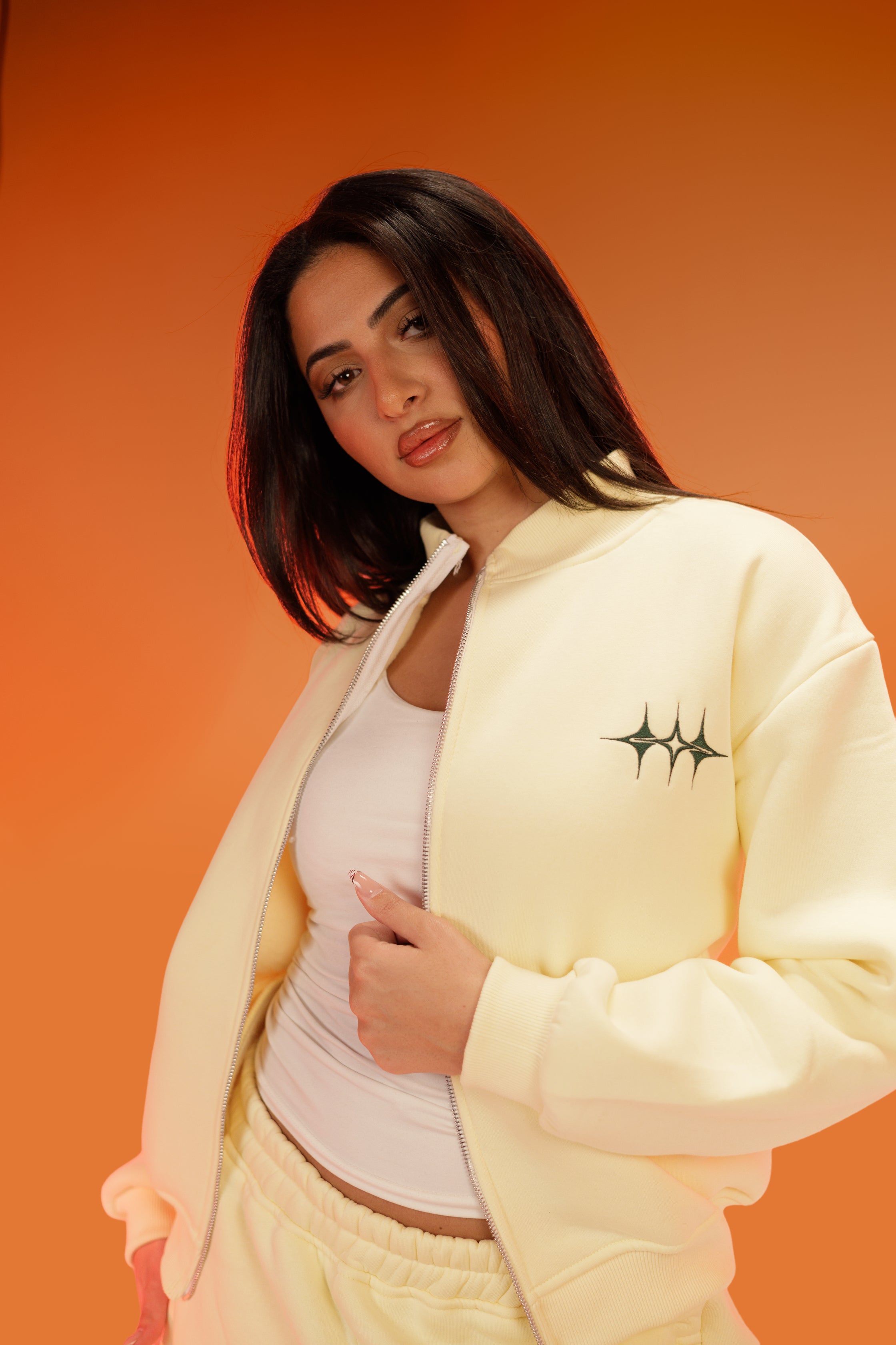 Zip Jacket - Baby yellow