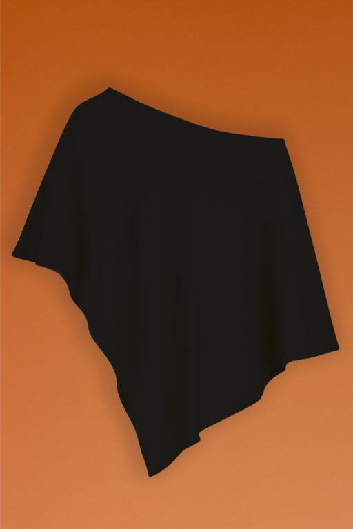 Neckless cape - Black