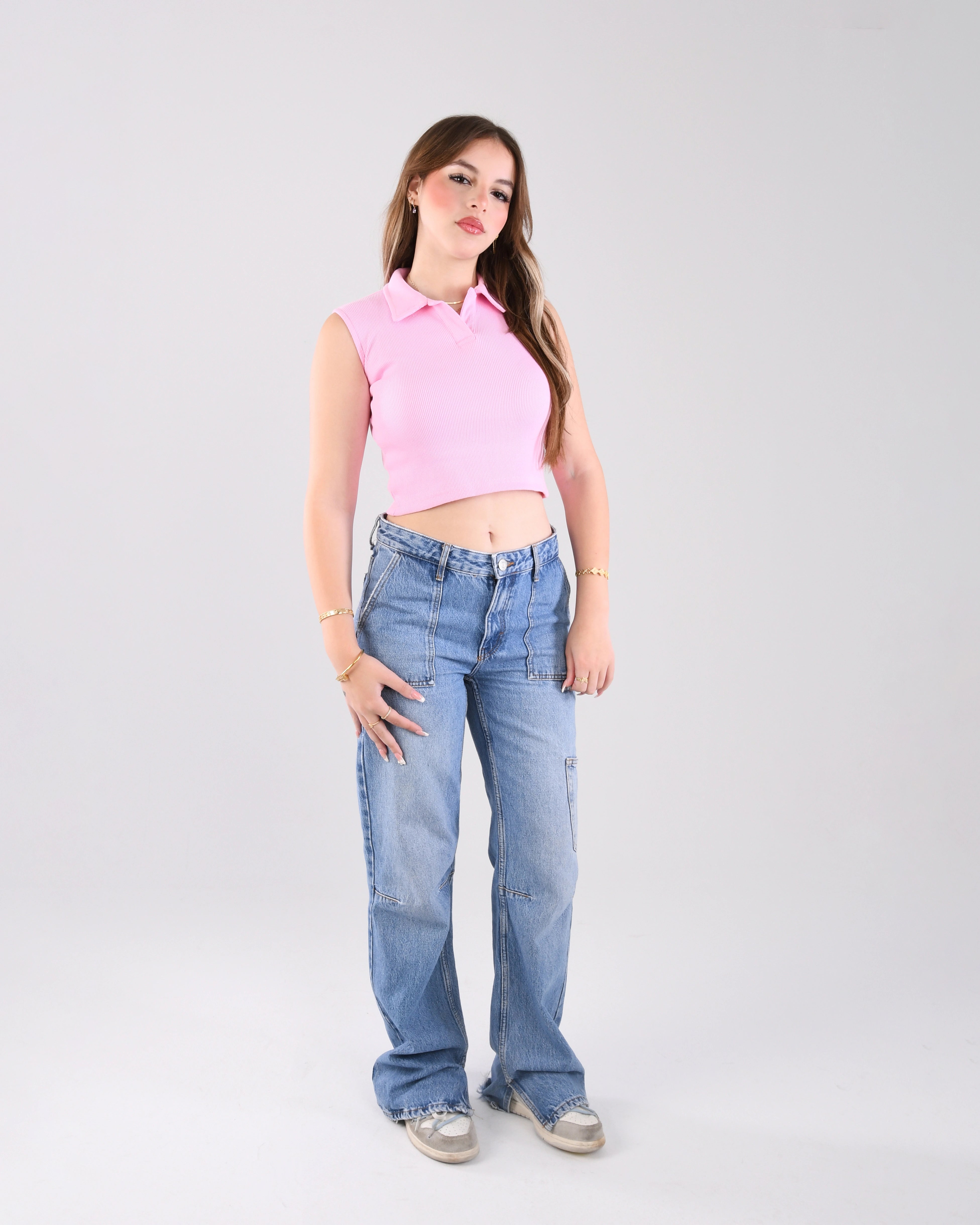 Cropped Cola - Pink