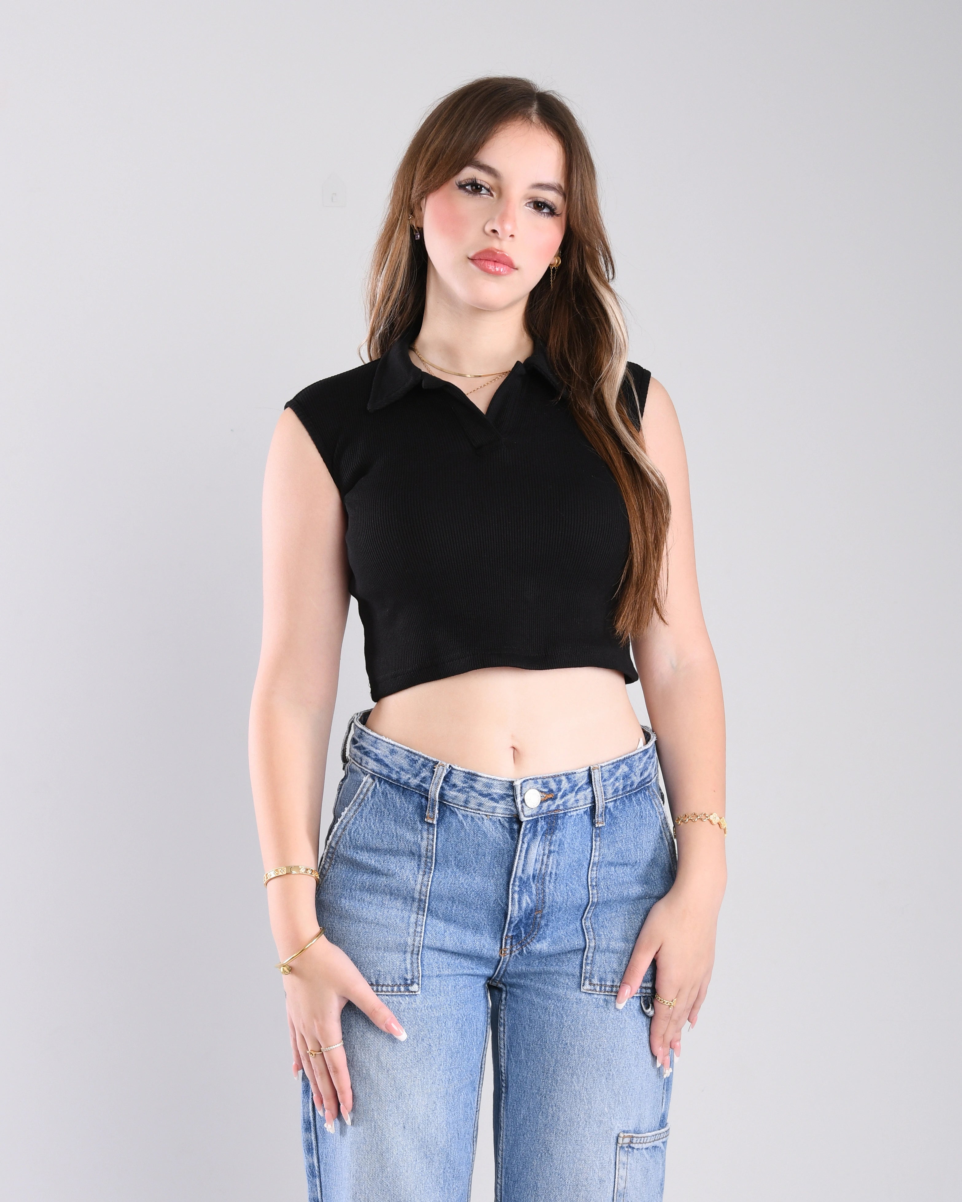 Cropped Cola - Black