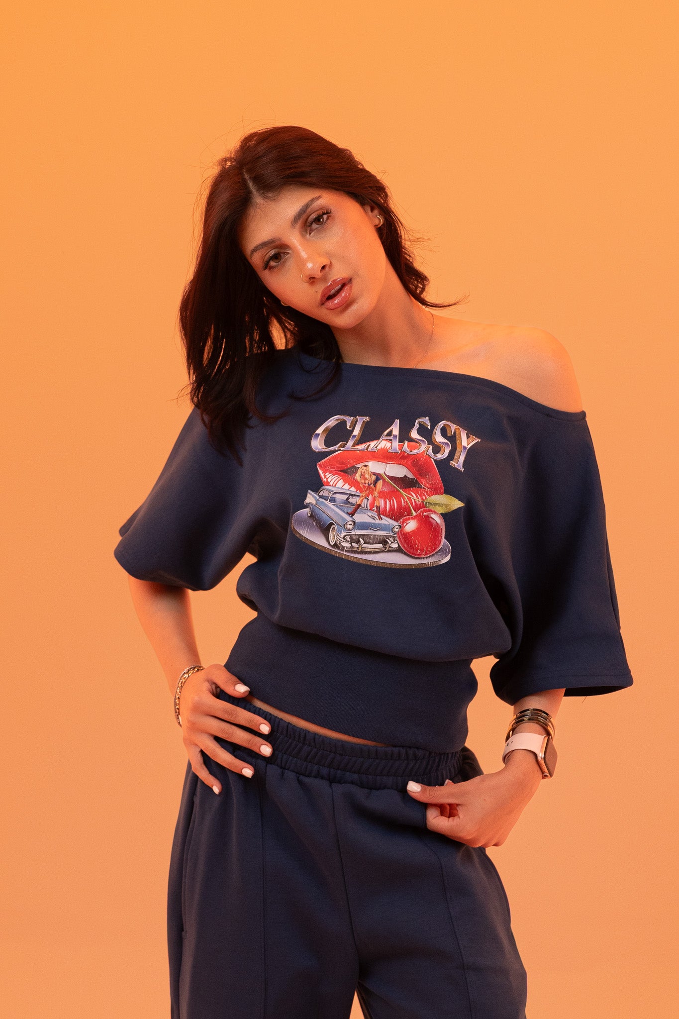 Lowkey Rich Top - Navy Blue