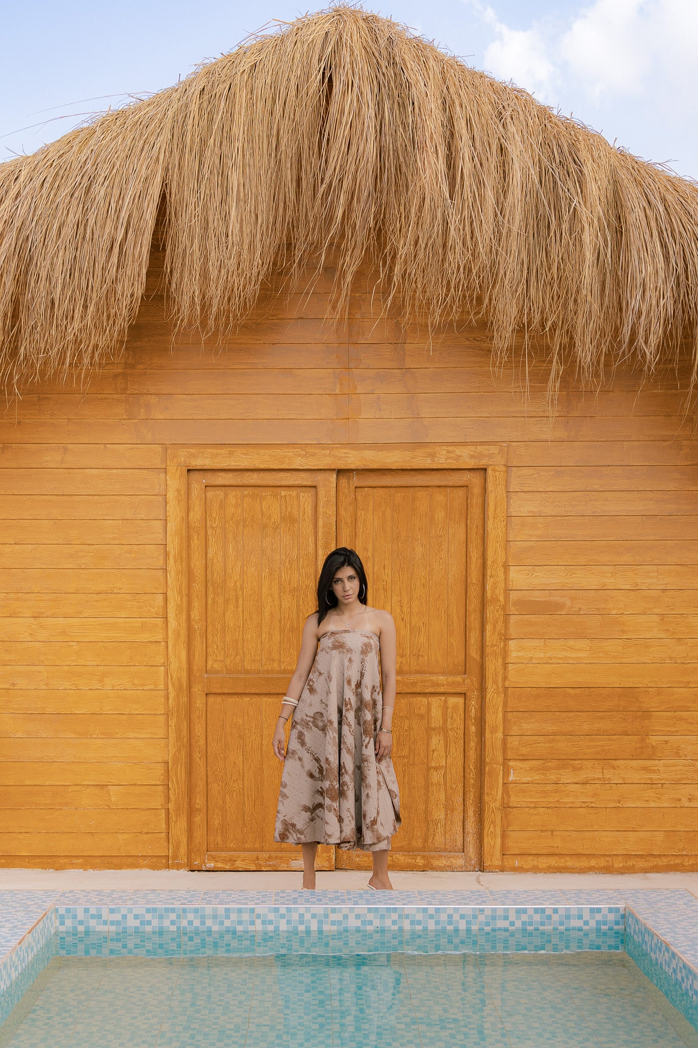 Cash Mayo Beach Veil Brown