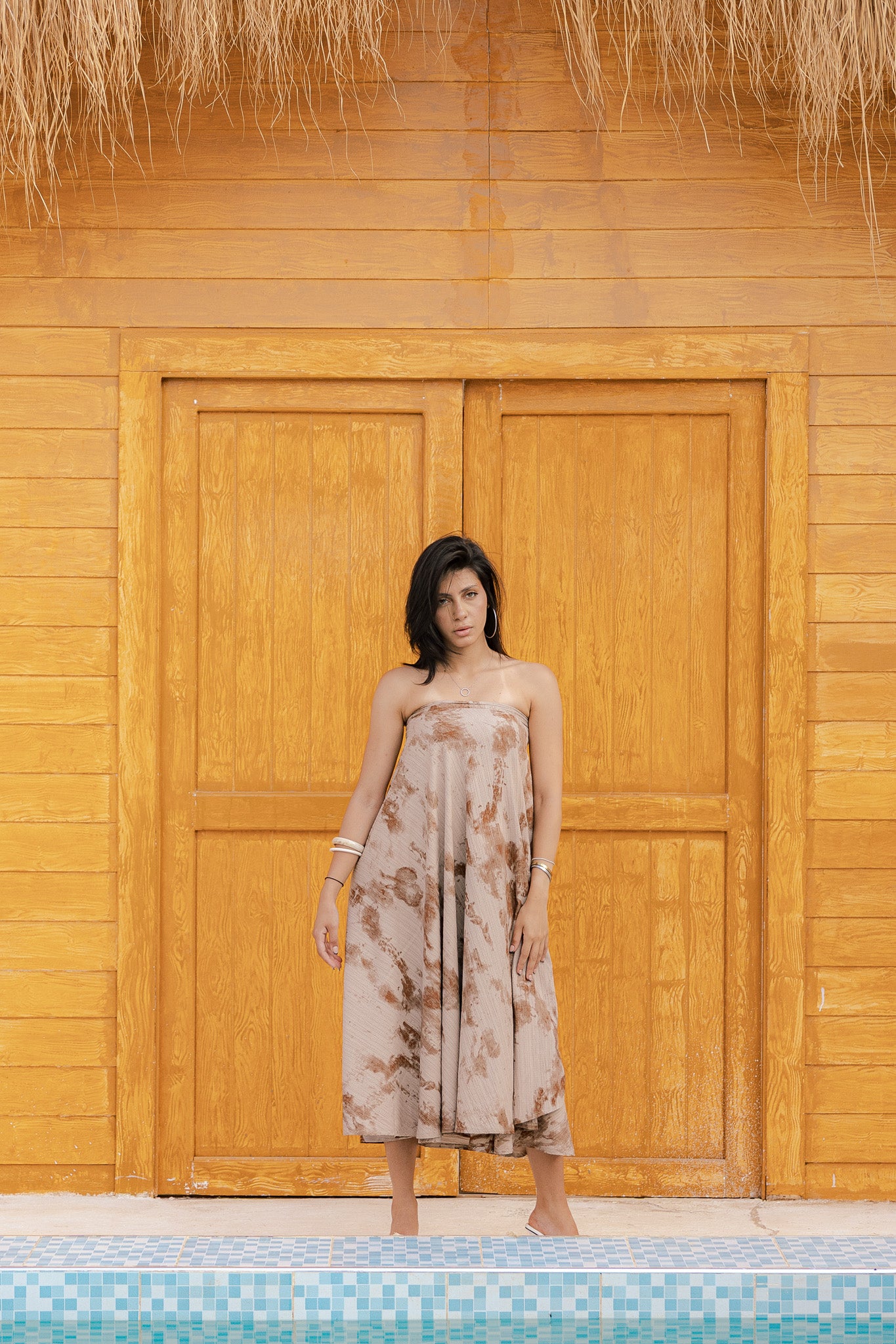Cash Mayo Beach Veil Brown