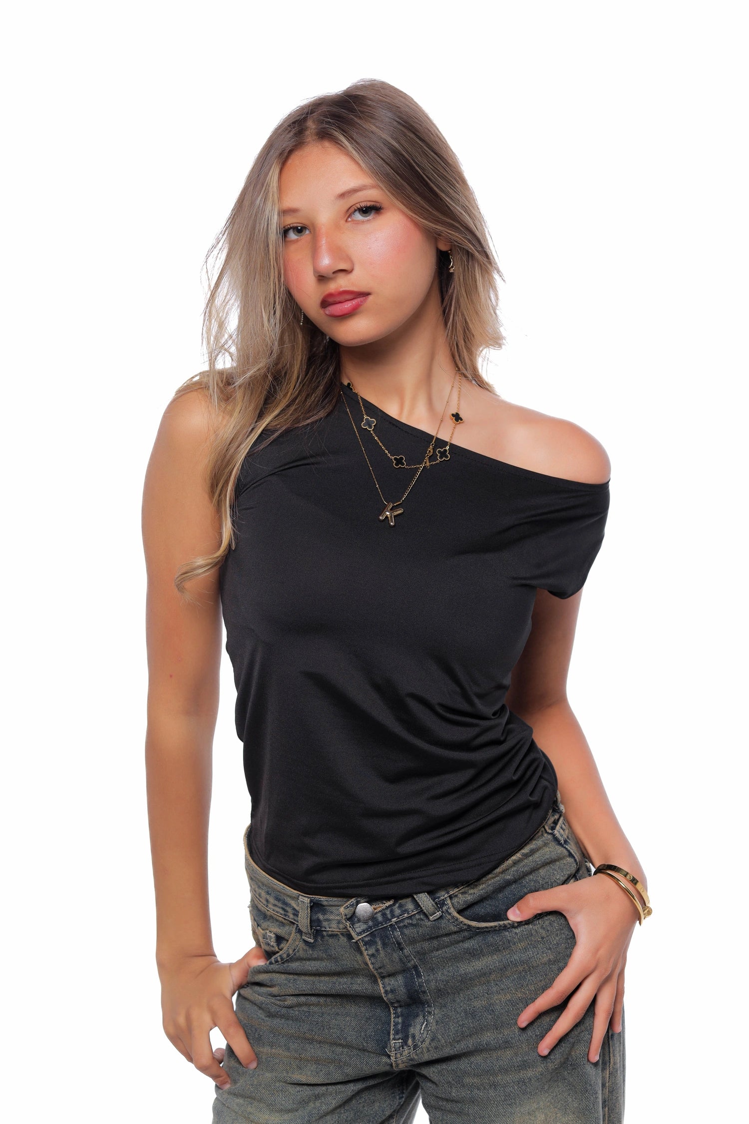 Sleeveless basic - Black