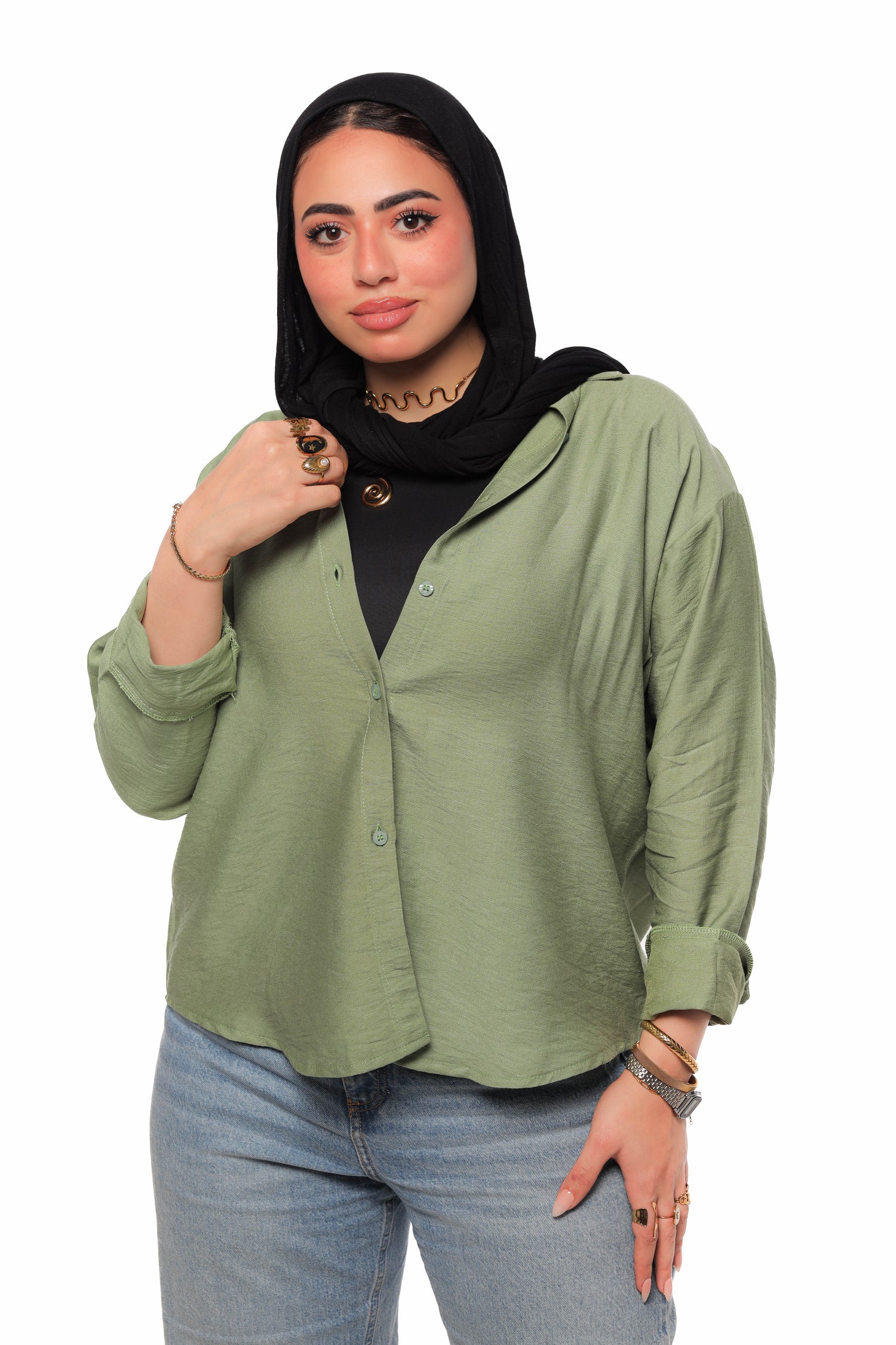 Linen Shirt - mint green