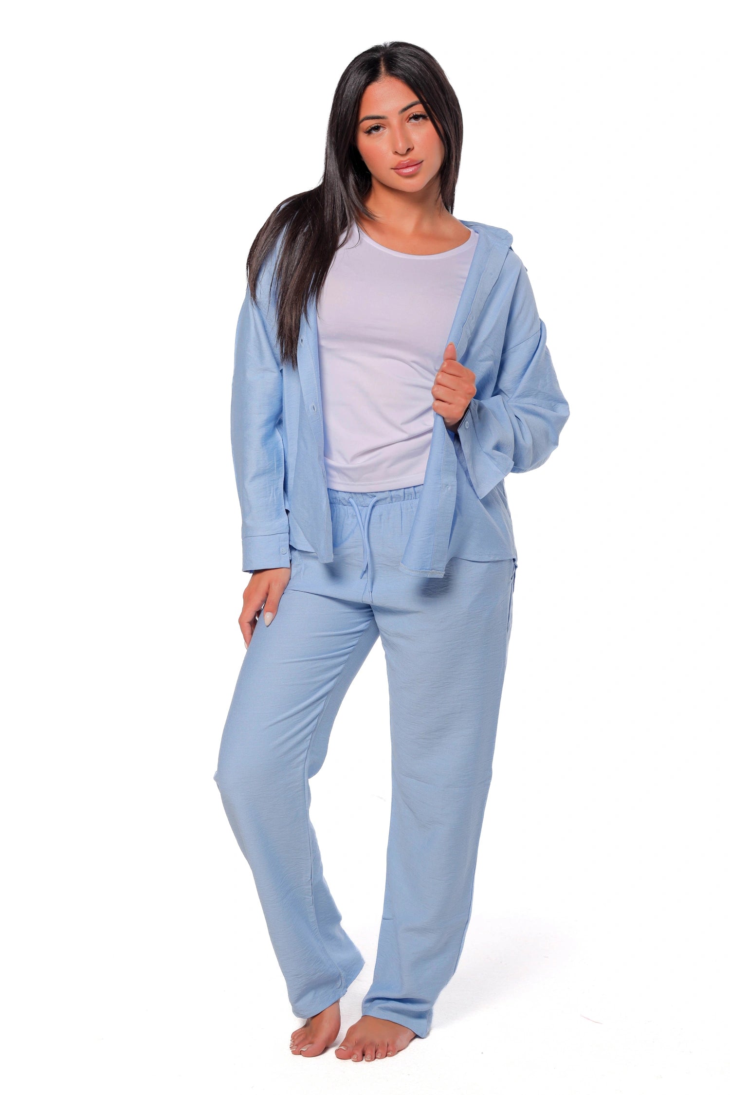 Linen Set - Light Blue