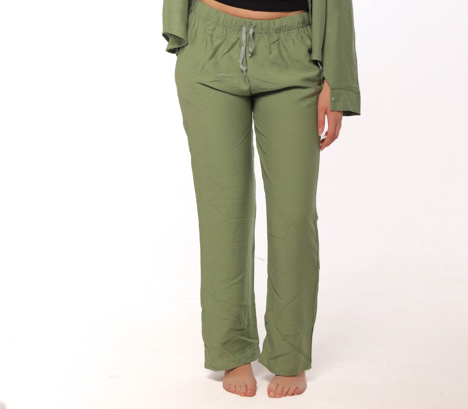 Linen Pants - mint green