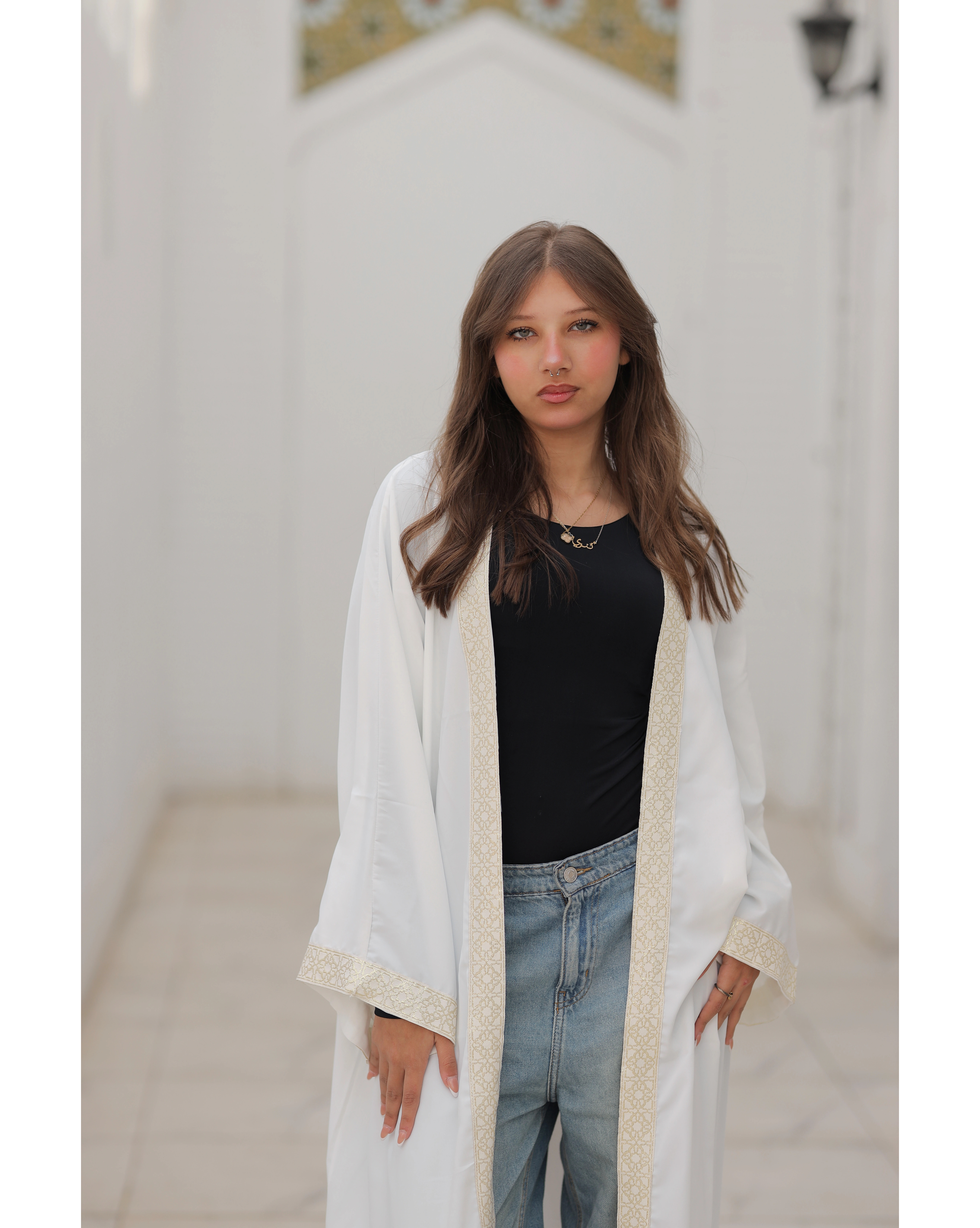 Richness White Kaftan