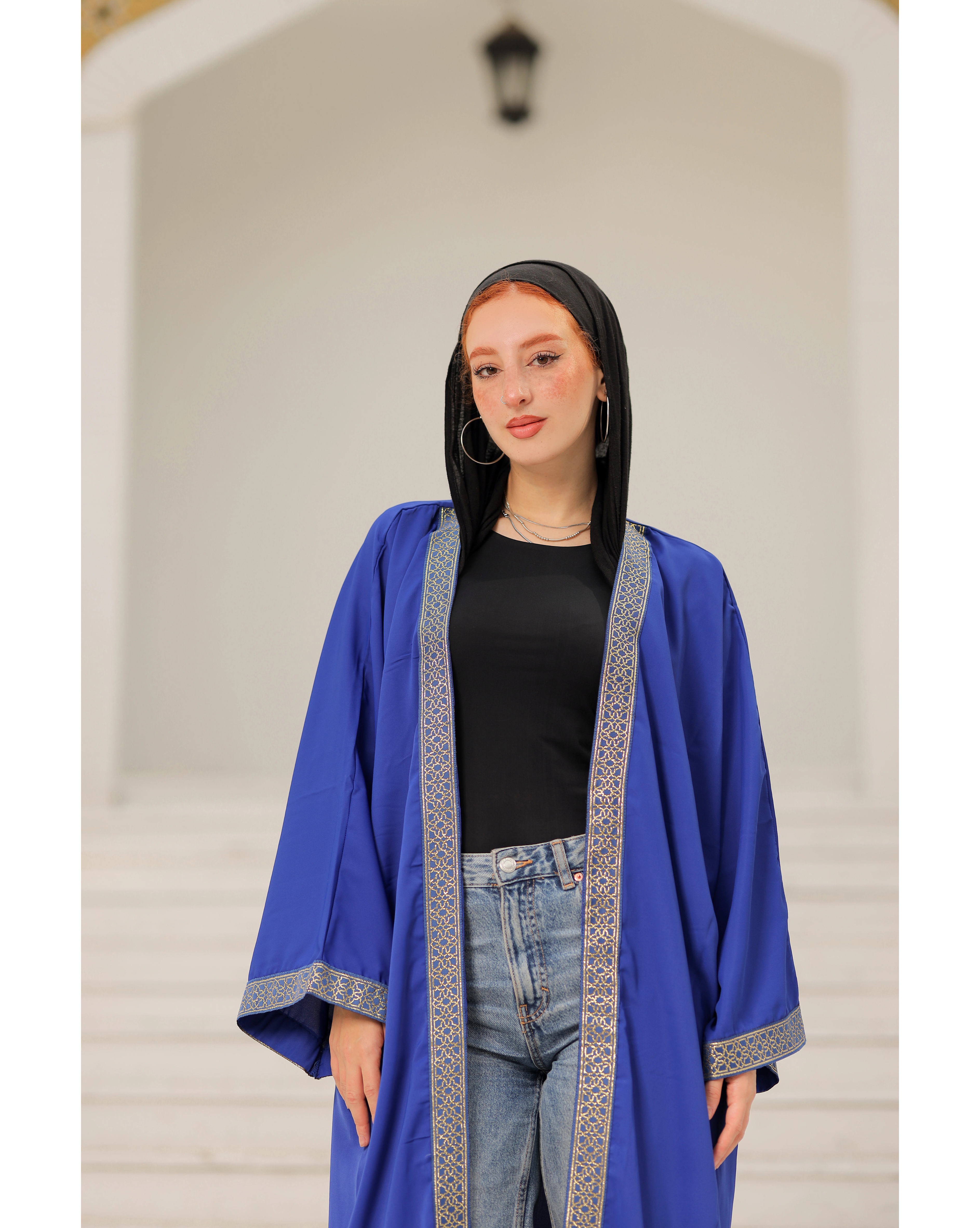 Richness Blue Kaftan
