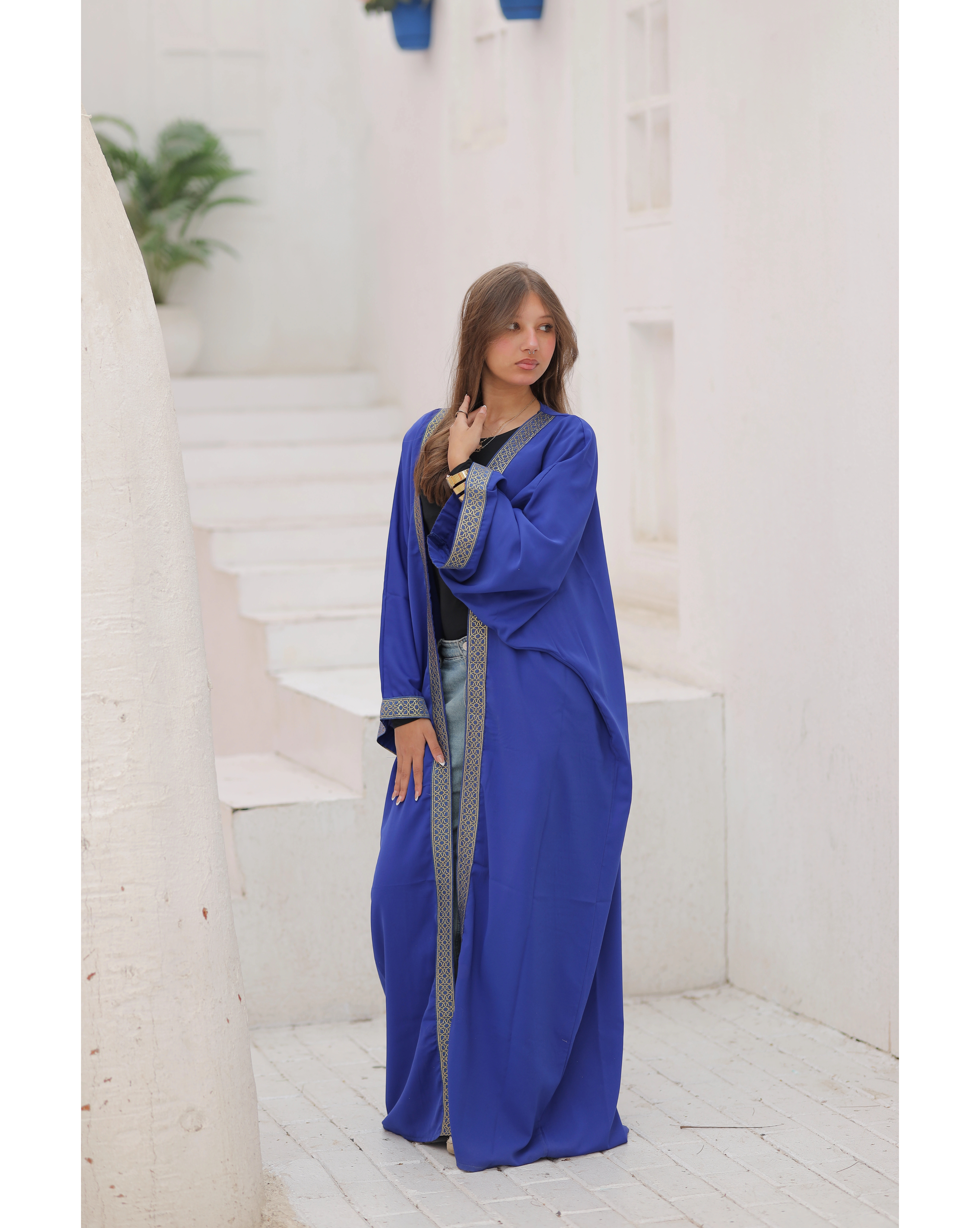 Richness Blue Kaftan