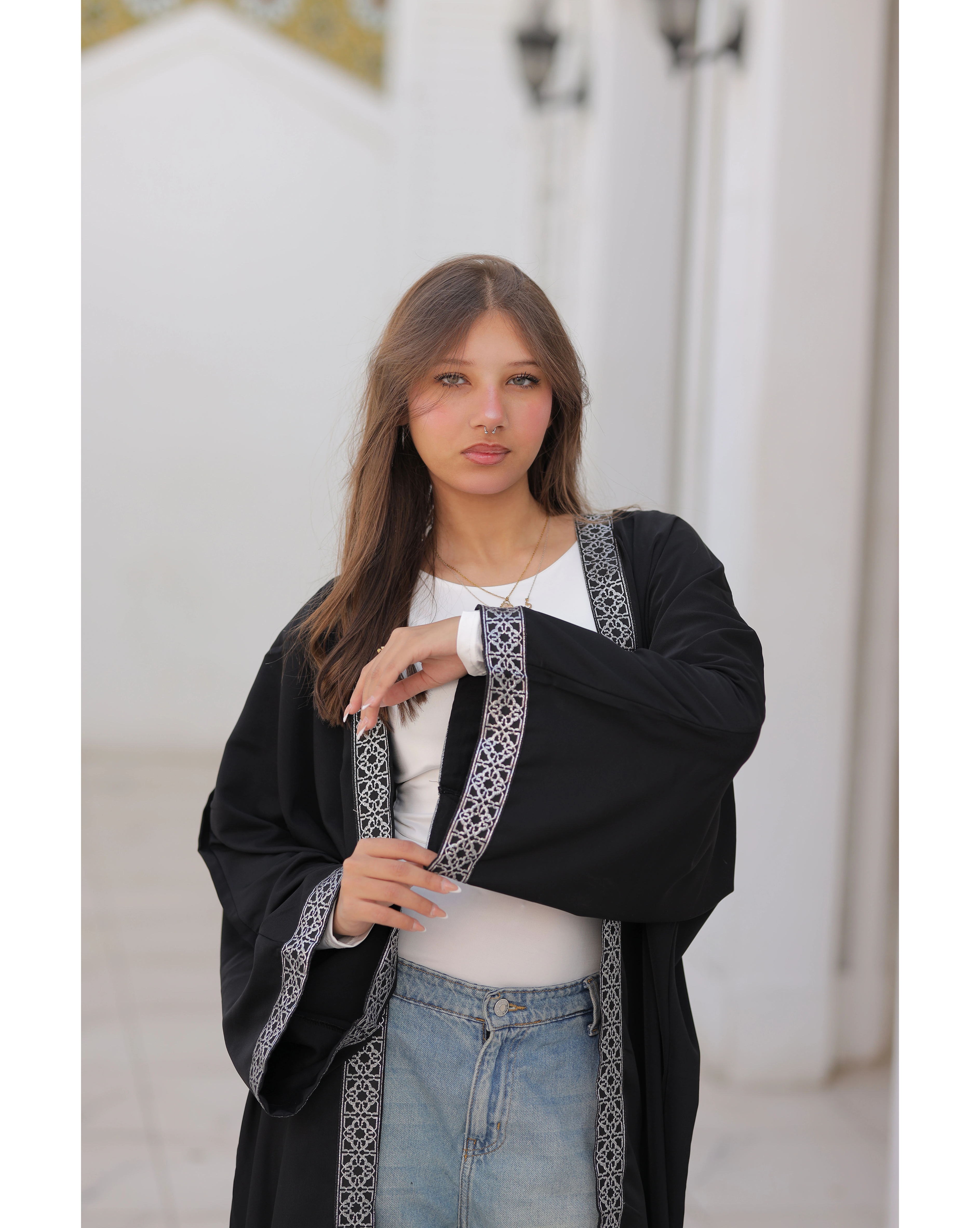 Richness Black Kaftan