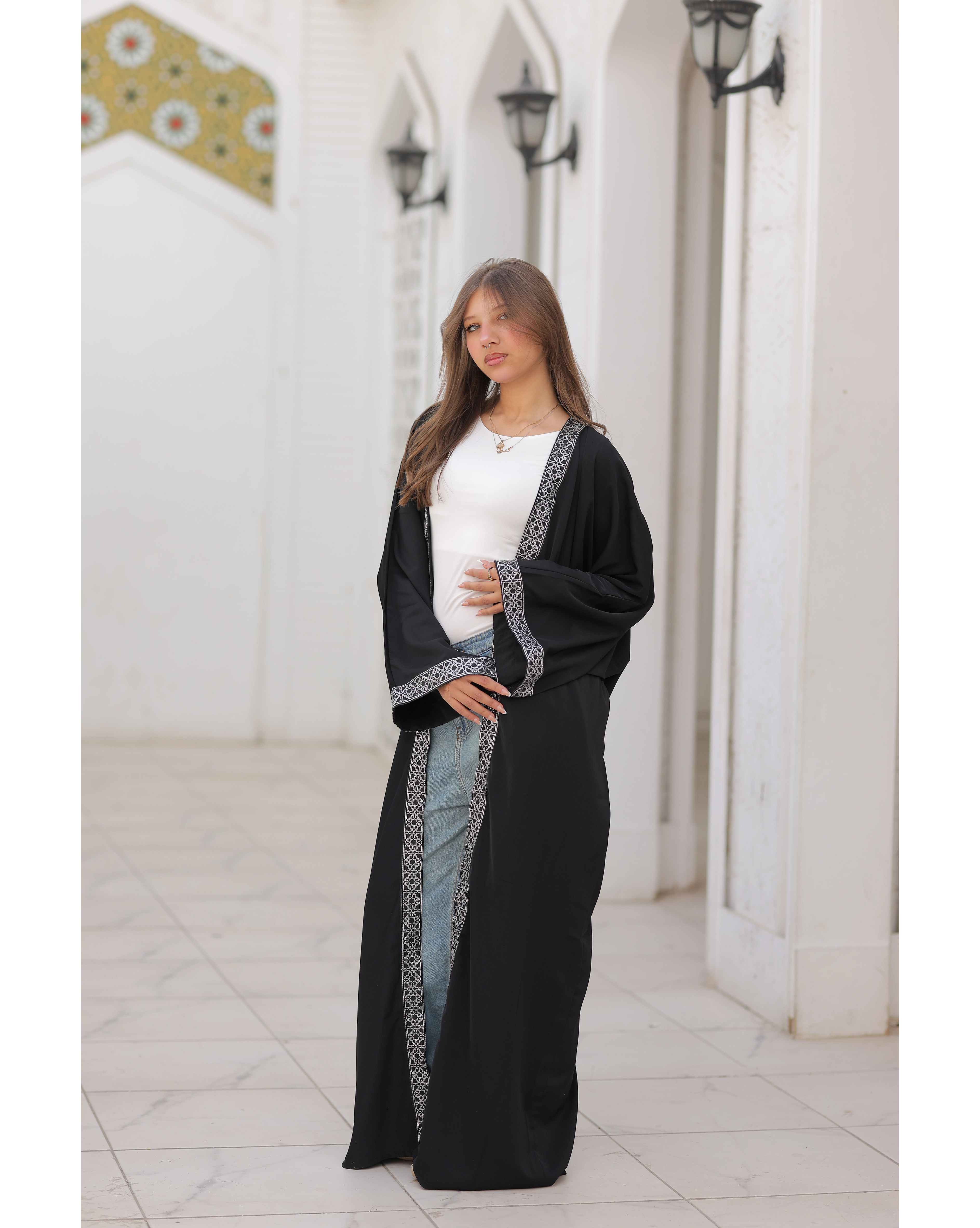 Richness Black Kaftan