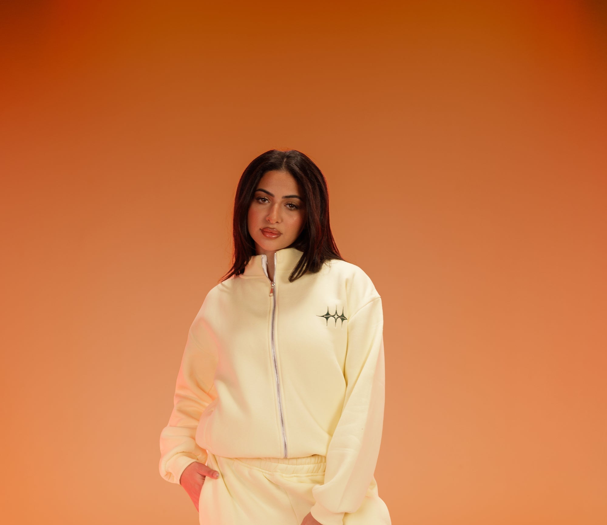 Zip Jacket - Baby yellow