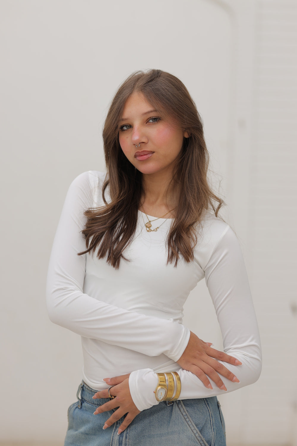 Longsleeve -White